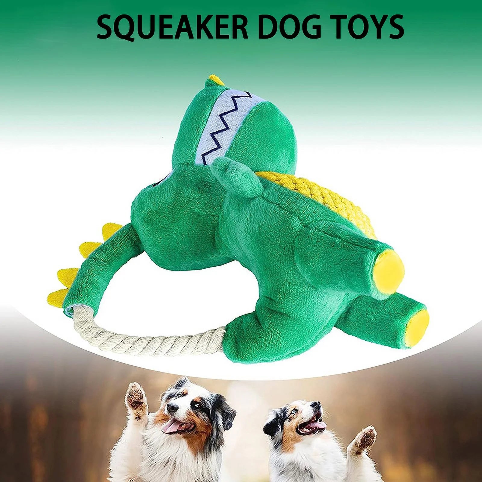 Durable Puppy Teething Toys, Squeaky Dog Plush Toys Pet Chew Toys for Small Medium Large Dogs