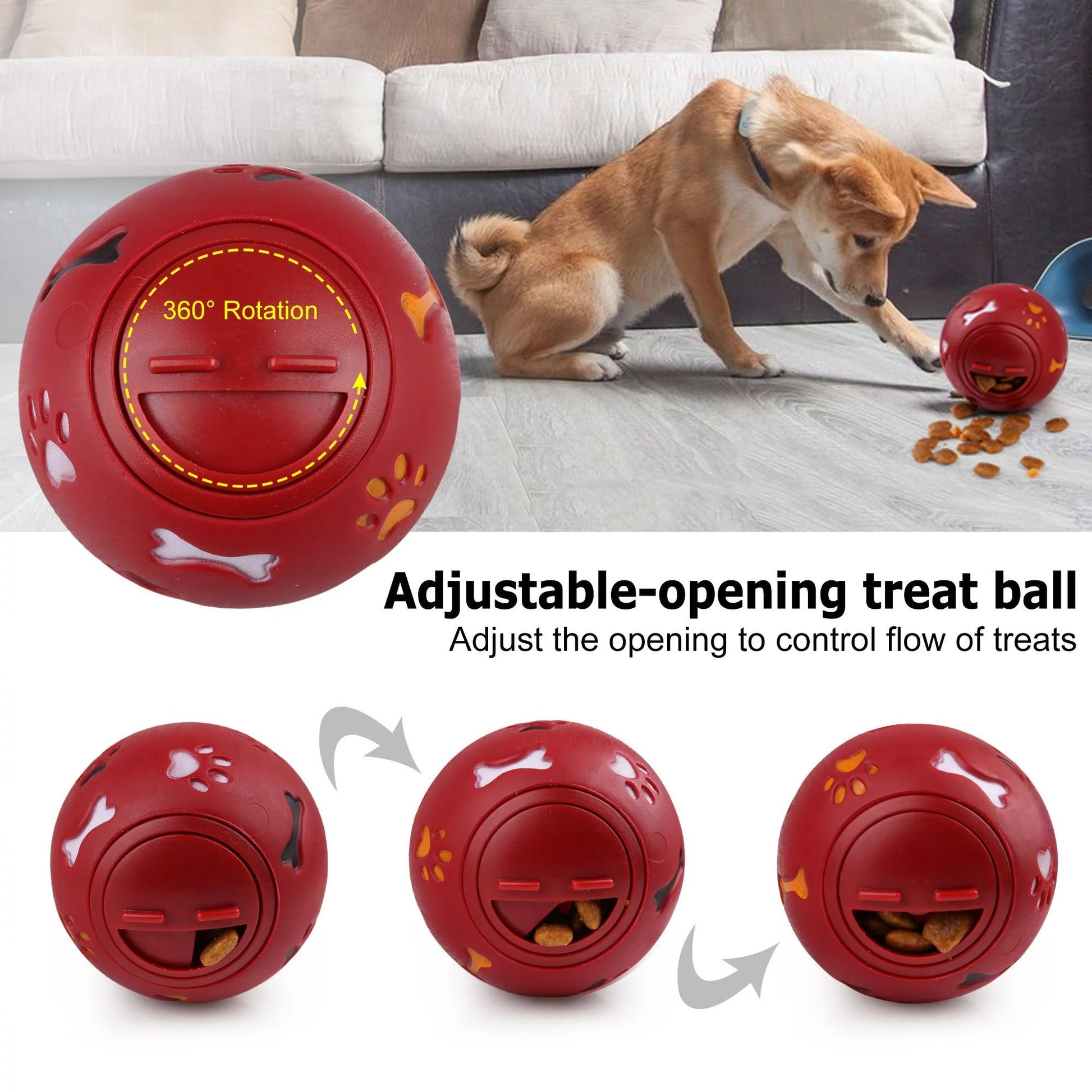 4 Pack Treat Ball, Large Dog