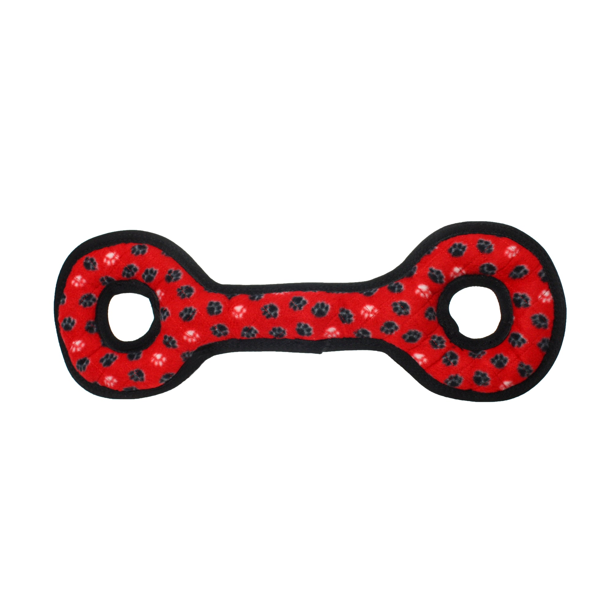 Tuffy Ultimate Tug-O-War Red Paw, Squeaky and Durable Dog Toy