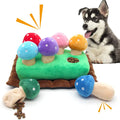 Dog Plush Toy Interactive Squeaky Hide and Seek Plush Dogs Toys